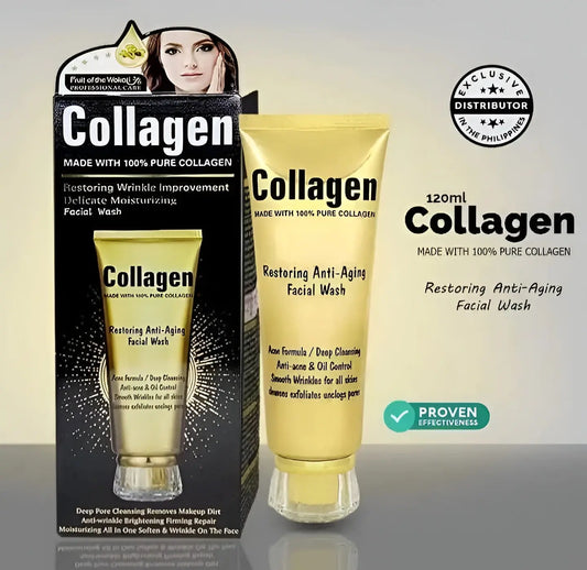 Collagen Anti-Aging And Anti-Acne Facial Wash | Collagen Face Wash | Wokali Collagen Face wash | Collagen Deep Cleansing Anti Aging Anti Acne Oil Control Face Wash trustedshop