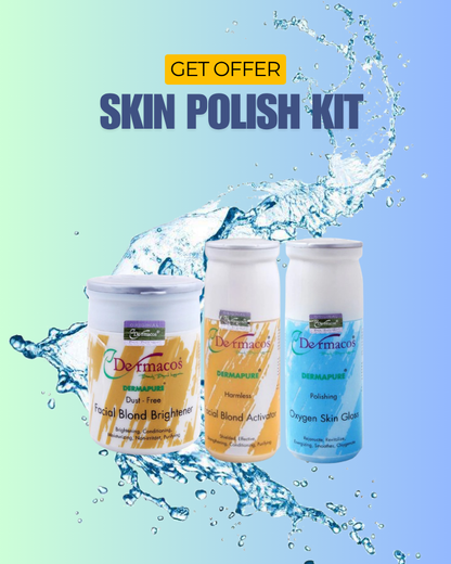 Dermacos Skin Glowing & Brightening Skin Polish Kit (200ml)